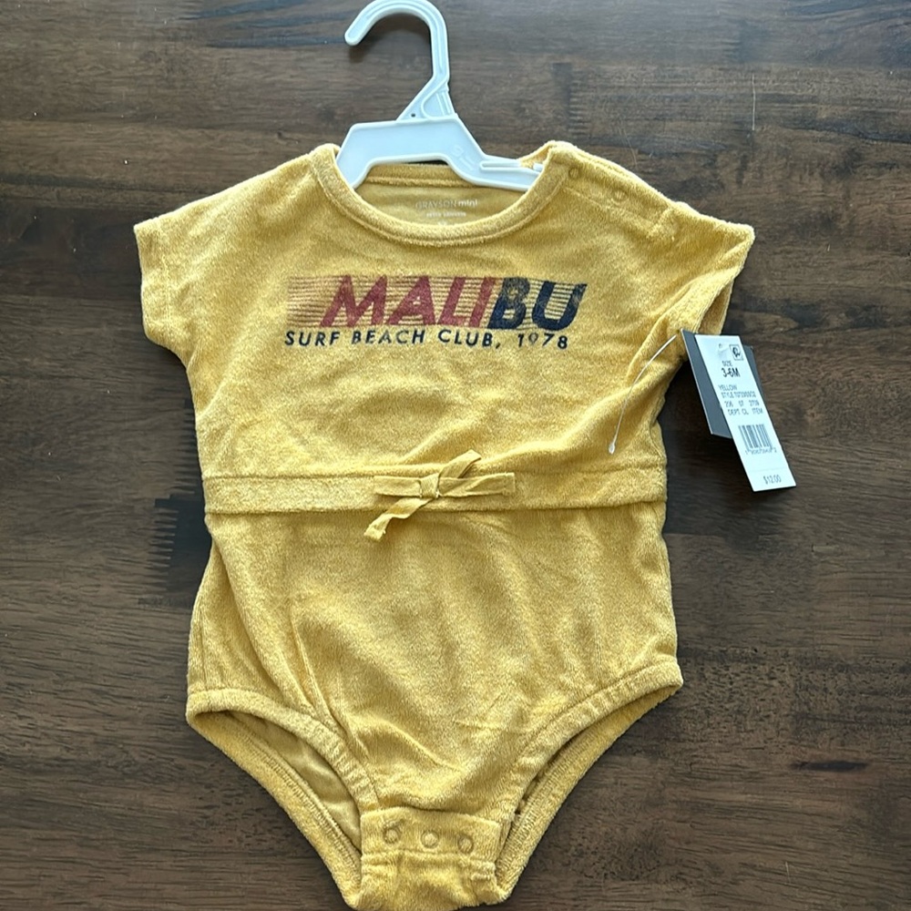 NWT baby girl swimsuit coverup